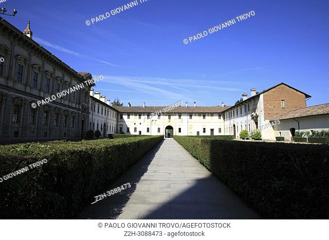 Certosa di Pavia area and Carthusian Monastery, Pavia, Lombardy, Italy