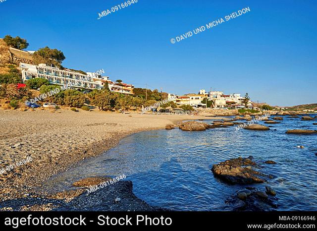 Landscape from the coast at Plakias, Crete, Greece