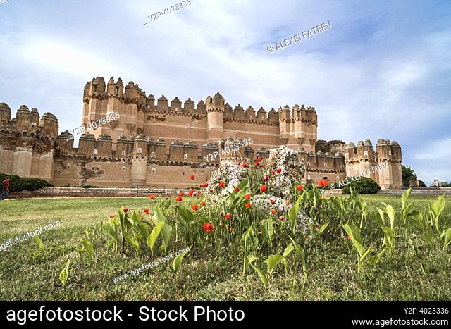 Castle in Coca, Castile and Leon, Spain