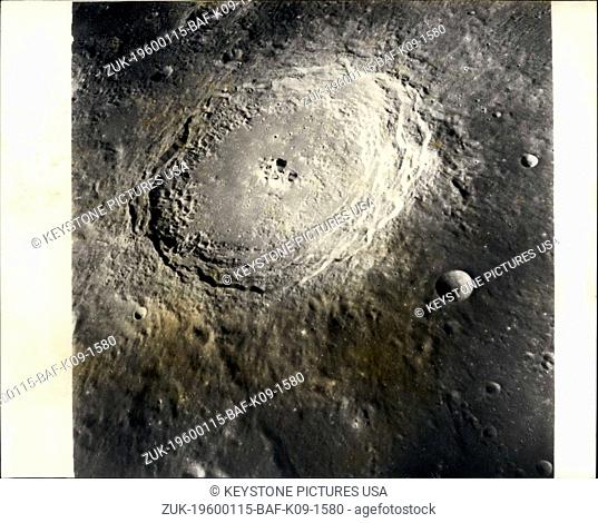 1968 - Apollo 8 Moon view: The crater Langrenus as photographed from an altitude of nearly 150 nautical miles as the Apollo 8 spacecraft orbited the moon on...