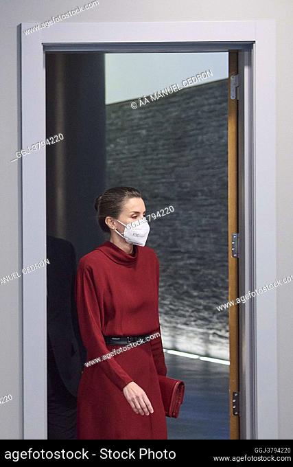 Queen Letizia of Spain attends meeting about the inclusion model for students with disabilities in the three educational models in Andorra during 2 day State...