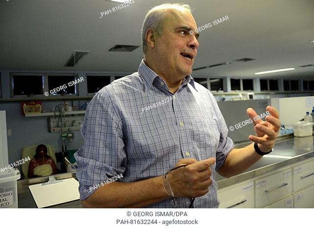 Joaquin Coutinho, head of the cardiac surgery department at the Universitario Pedro Ernesto hospital, explains the precarious supply situation at the hospital...