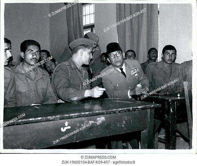 1962 - Two Men With Peace Or War On their Minds This Weekend: Seated toggether in an Army College in Irak are two dictators of this troublous
