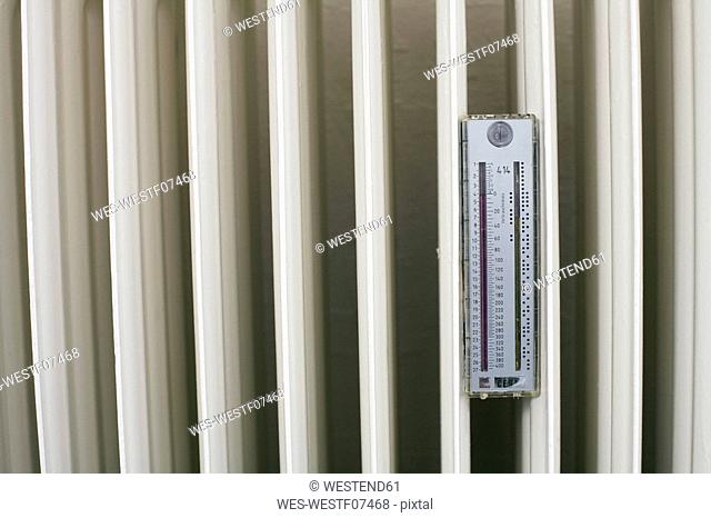 Heating evaporator, close-up
