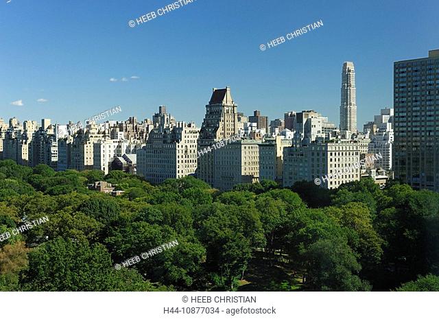 view from The Ritz-Carlton Central Park Hotel, Parkview King Room, Central Park, Midtown, New York, New York, USA