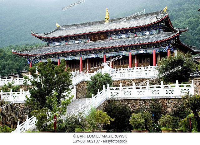 Temple in water town near Lijiang