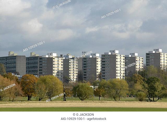 Alton Estate, Roehampton, Wandsworth, England, 1952-9. Architect: LCC Architects
