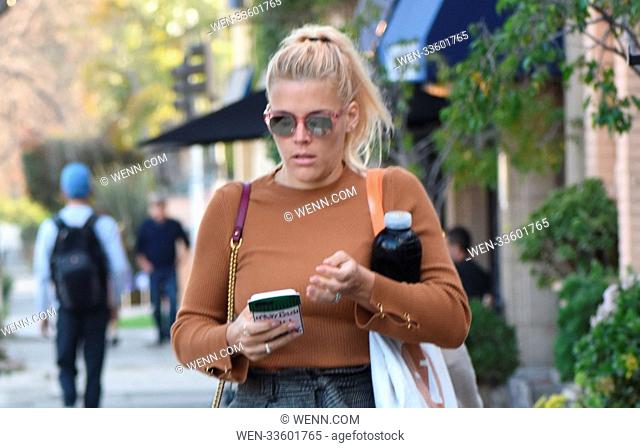Busy Philipps goes shopping on Sunset Blvd while carrying a Gucci handbag Featuring: Busy Philipps Where: Los Angeles, California