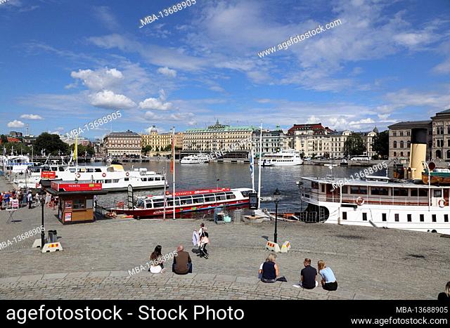 Sweden, Stockholm, Skeppsbron