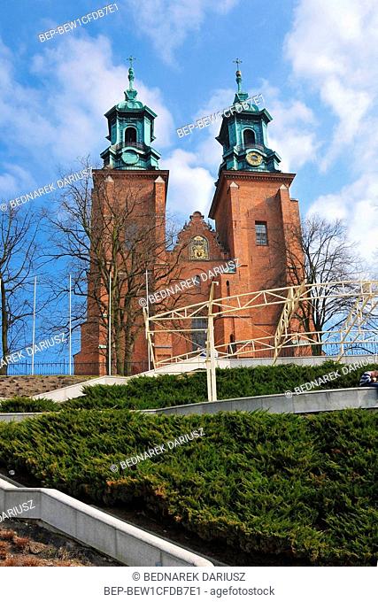 Royal Gniezno Cathedral in Gniezno, historical and royal city in Greater Poland Voivodeship