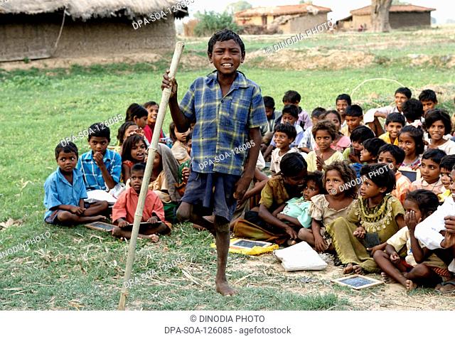Polio affected boy ; Rajouli ; Nawada ; Bihar ; India