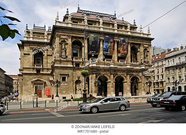 The Opera House in Budapest, Hungary