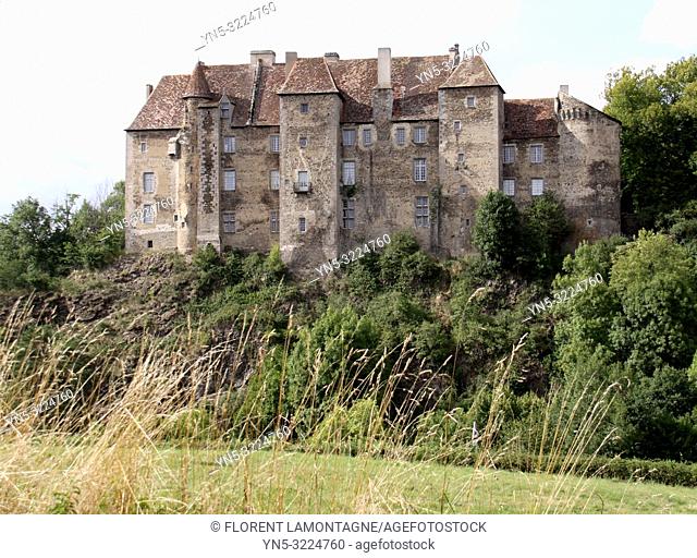 Chateau de Boussac, Creuse, Nouvelle-Aquitaine