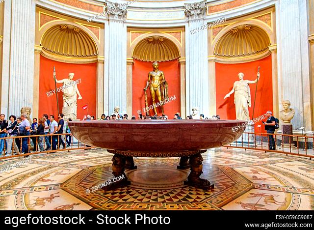 A gallery in Vatican Museums in Vatican City
