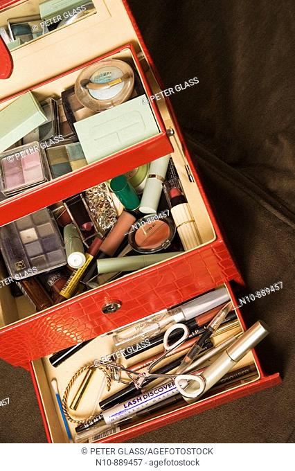 Woman's makeup kit