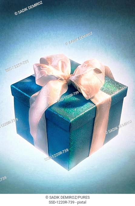Wrapped gift with a bow