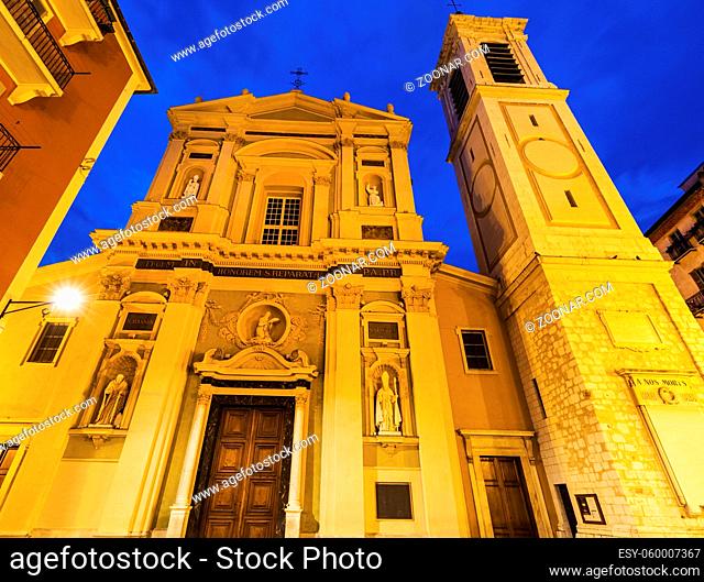 Sainte-Reparate Cathedral in Nice Nice, French Riviera, France