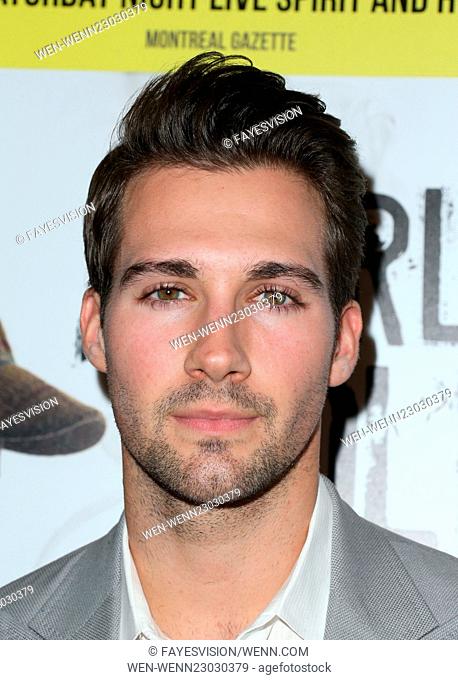 Celebrities attend the opening night of Sir Arthur Conan Doyle’s 'Sherlock Holmes' at the Ricardo Montalban Theatre Featuring: James Maslow Where: Hollywood