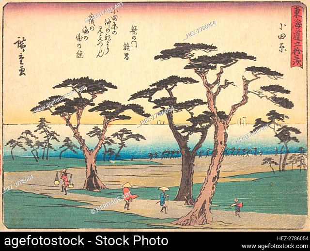 Odawara, ca. 1838., ca. 1838. Creator: Ando Hiroshige