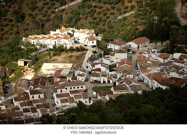El Gastor village in the Sierra de Grazalema Natural Park, Cadiz province, Andalusia, Spain, april 25, 2011