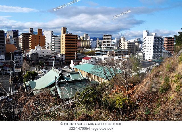 Hiroshima (Japan): view of the city from Hijiyama Park