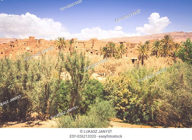 ruins in dades valley, morocco