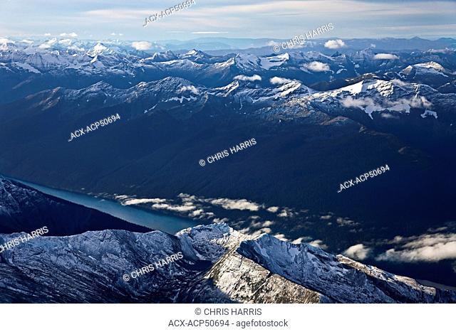 Aerial photography in the North Cariboo region of British Columbia Canada