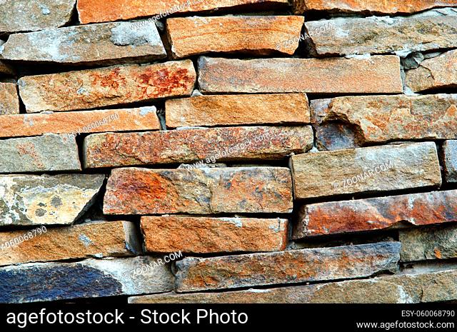 background of bricks, stones, brick wall, stone masonry, decorative brick, veneer stone