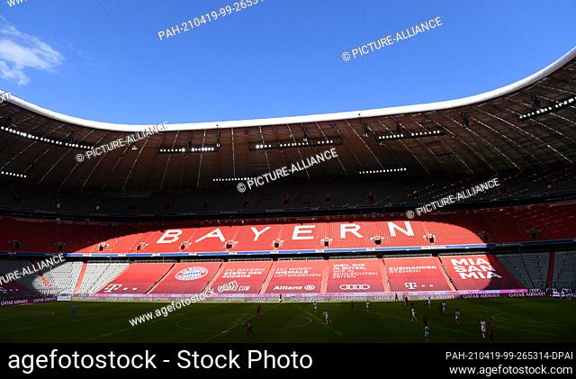 FILED - 10 April 2021, Bavaria, Munich: Football: Bundesliga, FC Bayern München - 1. FC Union Berlin, Matchday 28 at Allianz Arena