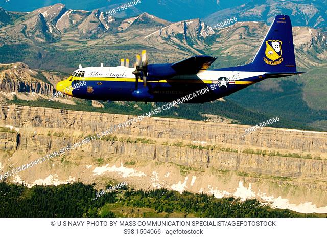WESTERN MONTANA July 29, 2011 Fat Albert, a C-130 Hercules aircraft assigned to the U S  Navy flight demonstration squadron, the Blue Angels