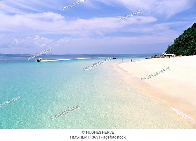Malaysia, Pahang State, beach of Pulan Kapas island