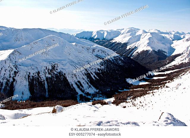 Tatry zim, Zimowy pejza w górach