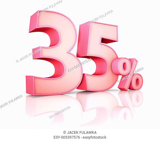 Pink Thirty Five Percent