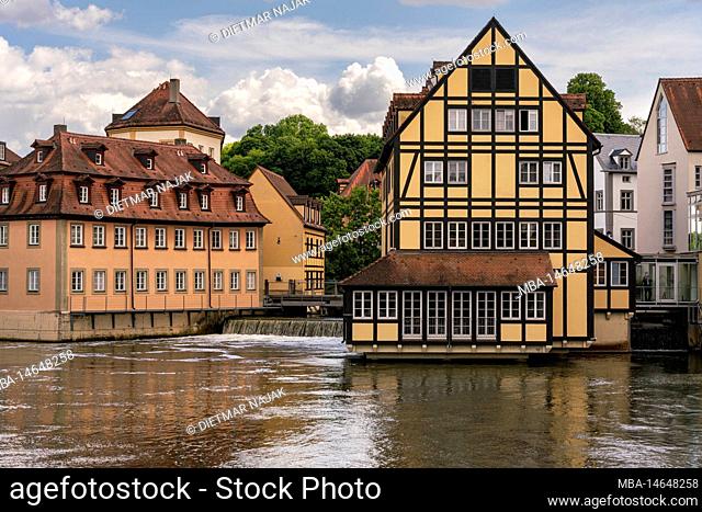 Historic Old Town in the UNESCO World Heritage City of Bamberg, Upper Franconia, Franconia, Bavaria, Germany