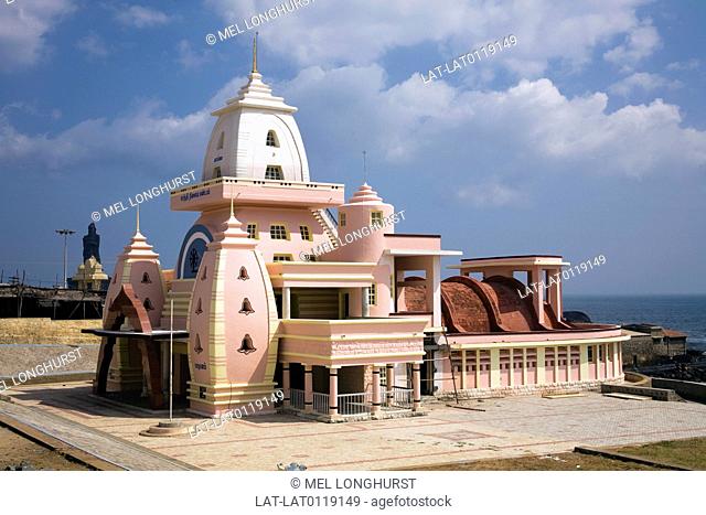 Gandhi Mandapam is an important Hindu temple and place of pilgrimage on the coast of India, and the ashes of the assassinated political leader, Gandhi