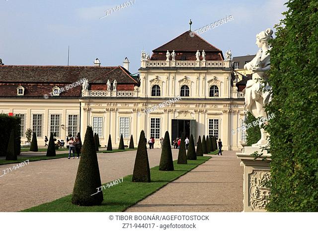 Austria, Vienna, Unteres Belvedere Palace