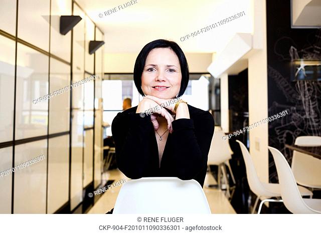 Marketa Reedova of political party Public Affairs Veci Verejne, VV runs the Cafe B Braun coffee-bar in Prague Reconstruction of the cafe was designed by the...