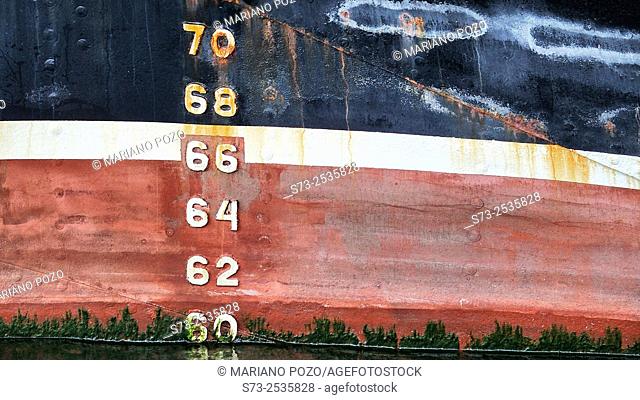 Ships depth gauge