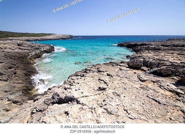 Son Saura beach Minorca island Balearics Spain