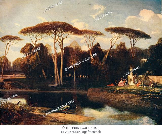 'The Villa Doria - Panfili, Rome', 1838-1839, c1915. Artist: Alexandre Gabriel Decamps