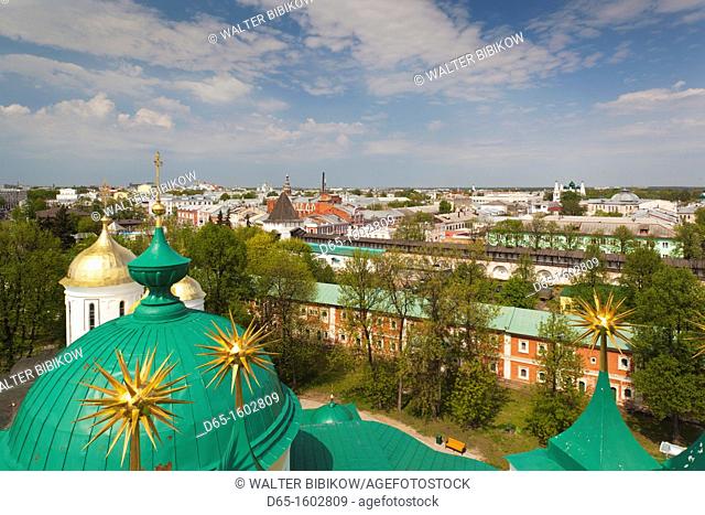 Russia, Yaroslavl Oblast, Golden Ring, Yaroslavl, Yaroslavl Kremlin, elevated city view from the Cathedral of the Transfiguration
