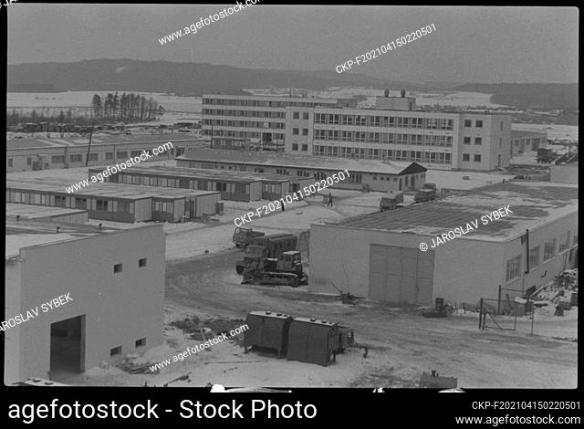 ***MARCH 1985 FILE PHOTO***  Preparatory work on the Temelin nuclear power plant. Preparatory work related to the construction of the Temelin nuclear power...
