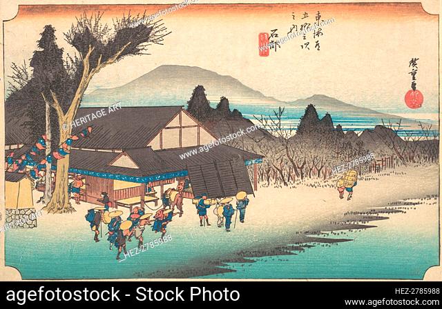 Ishibe, Megawa Sato, ca. 1834., ca. 1834. Creator: Ando Hiroshige