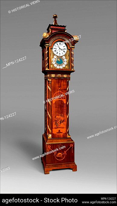 Longcase clock. Maker: Clockmaker: Hermann Achenbach (German, born 1730, active before 1759-92); Maker: Clockmaker: Johann Schmidt (German