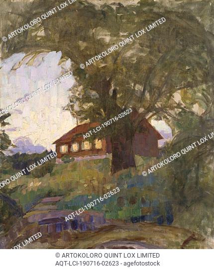 Richard Bergh, The Verger's House at Tyresö, Klockargården at Tyresö, painting, 1911, oil on canvas, Height, 99 cm (38.9 inches), Width, 85 cm (33