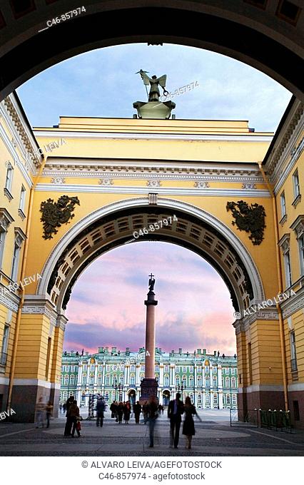 Palace Square. St. Petersburg. Russia