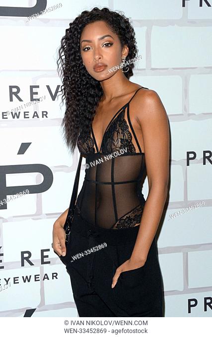 Prive Revaux Eyewear's New York Flagship Launch Event - Red Carpet Arrivals Featuring: Olayinka Noel Where: New York, New York