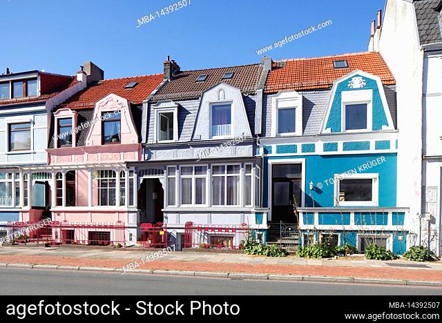 Old Bremen Terraced Houses, Neustadt, Bremen, Germany, Europe