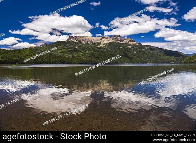 Lake Falkner (Lago Falkner), part of 7 lakes route, San Carlos de Bariloche, Rio Negro Province, Patagonia, Argentina