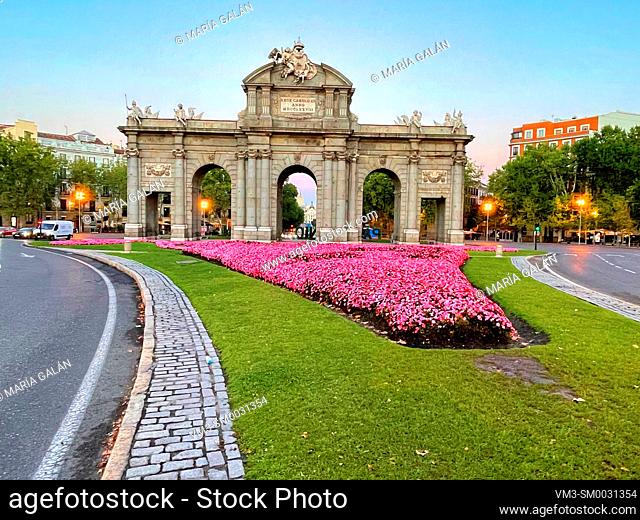 Alcala Gate. Madrid, Spain
